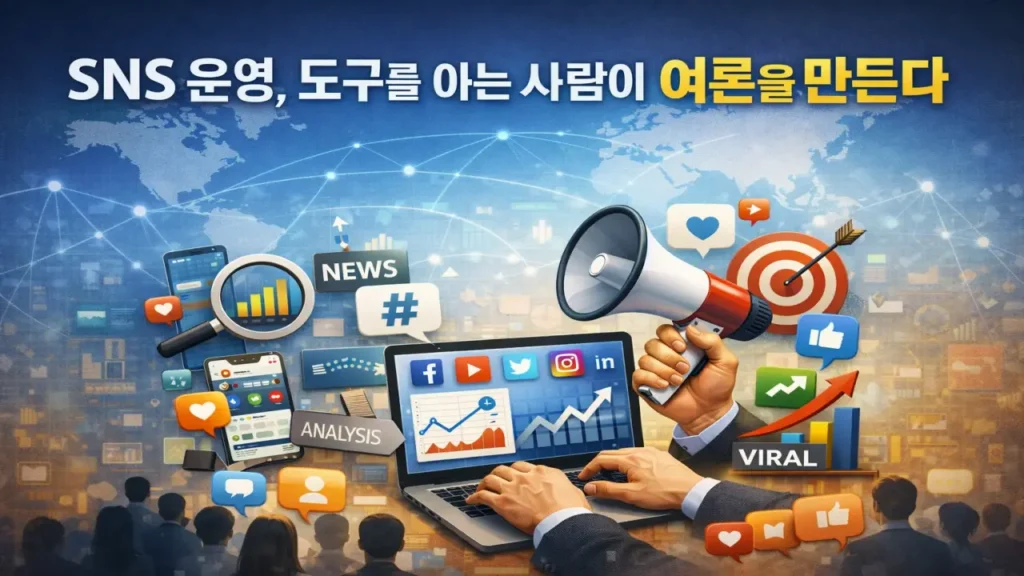sns 운영 관련 이미지