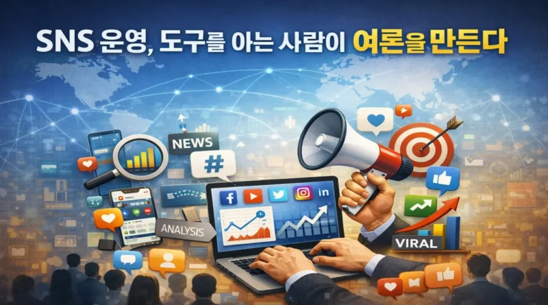 sns 운영 관련 이미지
