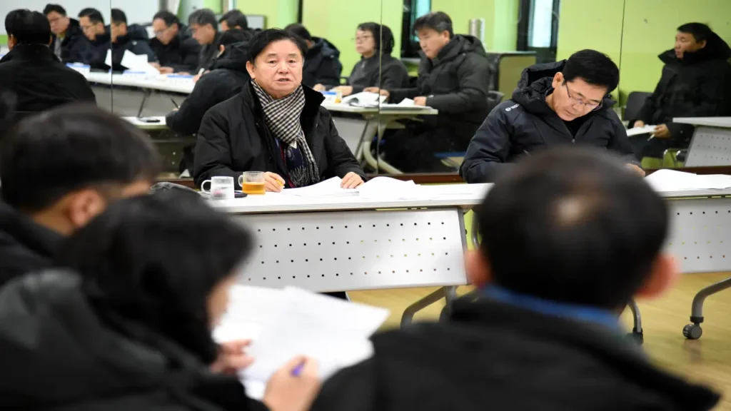 화천 산천어축제 대책회의 장면