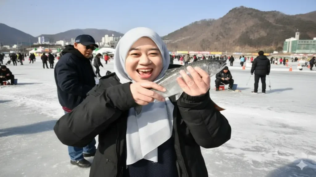 겨울이 없는 나라의 관광객