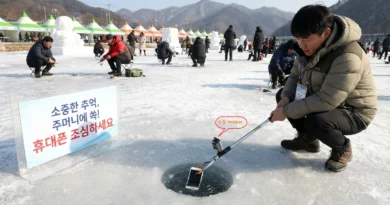 얼음에 빠진 휴대폰 효과적 구출방법