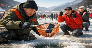 산천어축제장 이재용 씨 이미지
