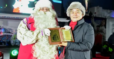 최문순 화천군수와 산타