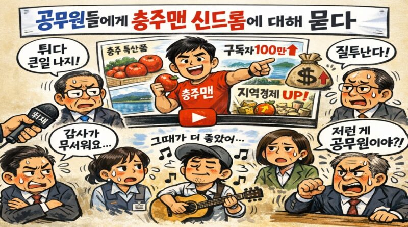 충주맨 신드롬 관련 이미지