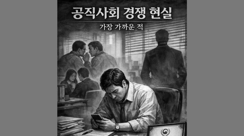 공직사회 경쟁 현실 관련 이미지