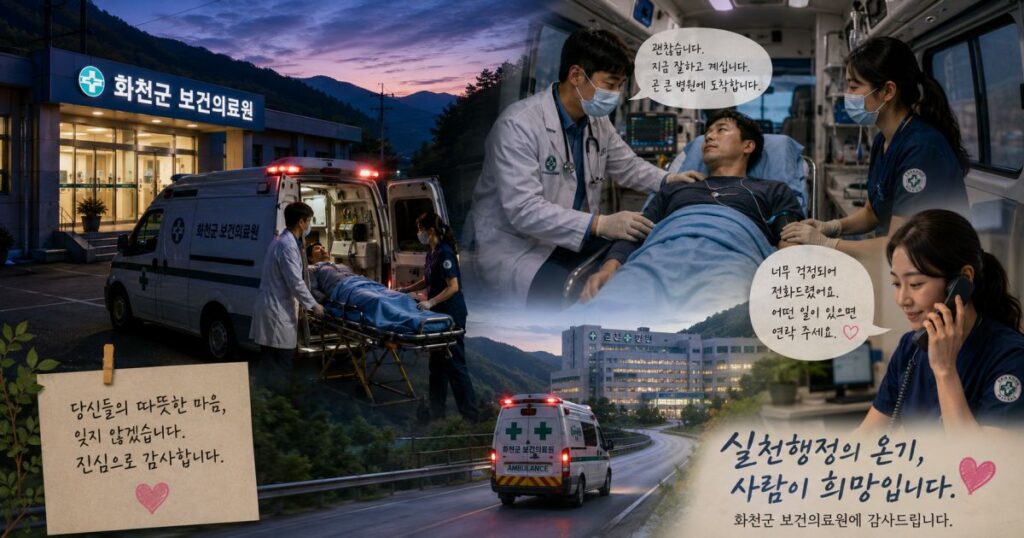 화천군 보건의료원 실천행정의 온기