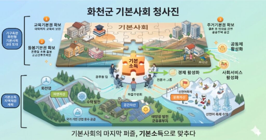 화천군, '기본소득' 관련 이미지(출처-화천군)