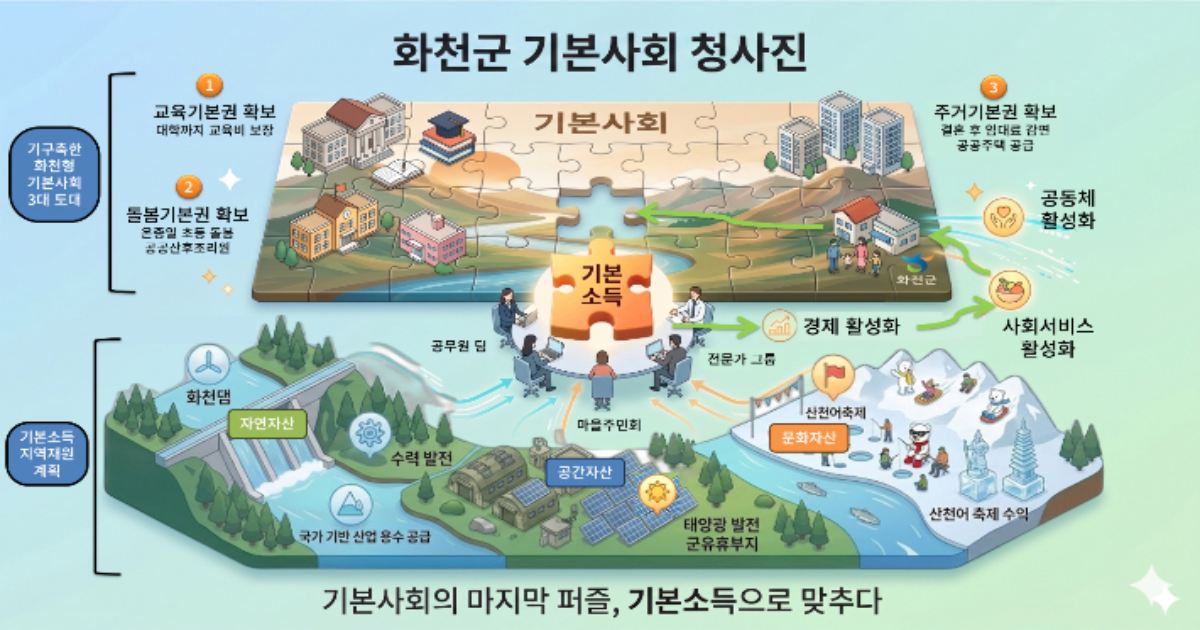 화천군, ‘기본소득’으로 여는 농촌의 새 지평