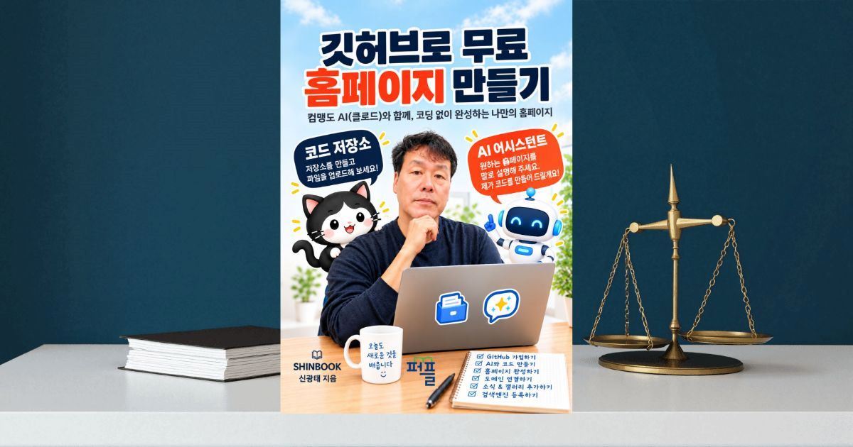 깃허브로 무료 홈페이지 만들기, AI 시대, 무료 홈페이지 제작 가이드
